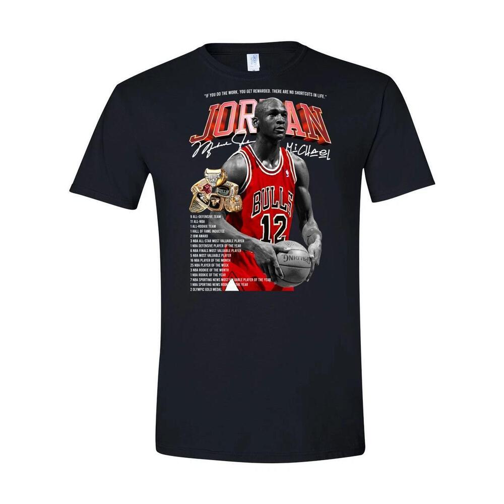 Michael Jordan Champion Graphic Tees - Unisex Short Sleeve - Size S - 4 Xl 2